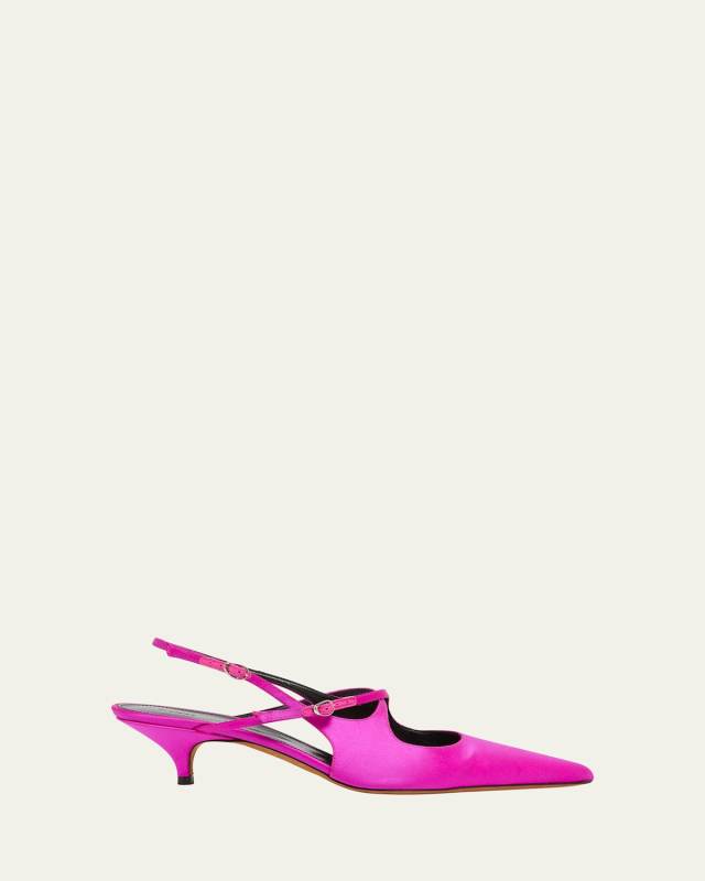 Slash Crisscross Slingback Pumps